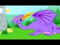 Dolly and Friends.   Evil Dragon. Funny Cartoon for Kids
