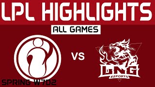 IG vs LNG Highlights ALL GAMES LPL Spring Split 2024 Invictus Gaming vs LNG Esports by Onivia