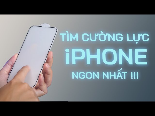 Cường lực iPhone 'Ngon nhất" và giải pháp cho anh em thích dùng máy trần !!!