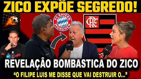 🔥ZICO SOLTA BOMBA NO MUNDIAL: “FILIPE LUÍS ME DISSE QUE VAI DESTRUIR E SER BICAMPEÃO!”