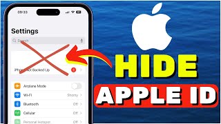 How To Hide Apple ID On iPhone