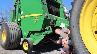 Our hay baler wont catch fire this year