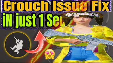 Crouch Button Not working When Firing Fix issue 100•/• #crouchissue#gbsarkaryt#solvedproblem