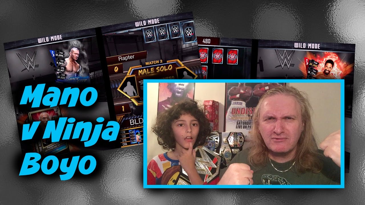 WWE SuperCard S3 Ep21 : Mano vs Ninja Boyo Challenge