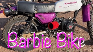 Building “Barbie’s” Bike- 4 stroke harbor freight engine swap by Fast Dad Garage 294 views 9 months ago 14 minutes, 40 seconds