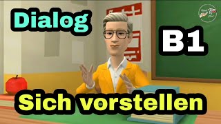 Deutsch lernen - Sich vorstellen - Dialog