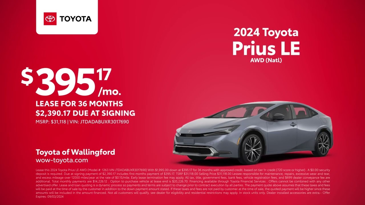 Toyota Prius 08/26/2024 4231409