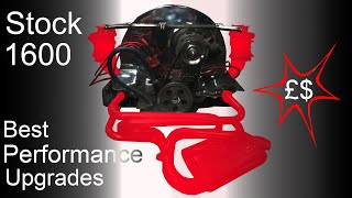 Stock 1600 Aircooled Engine Upgrades - Best Performance Mods For Your Money. VW Bug Exhaust & Carbs