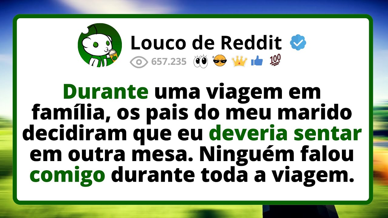 Durante Uma Viagem Em Família, Os Pais Do Meu Marido Decidiram Que Eu Deveria Sentar Em Outra Mesa