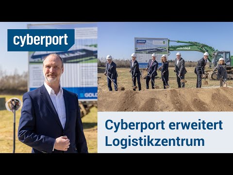 Cyberport erweitert Logistikzentrum: Spatenstich in Siebenlehn