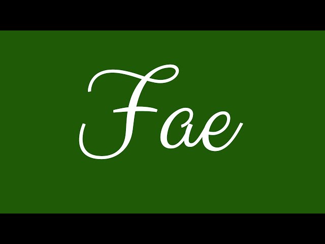 Learn how to Sign the Name Efaz Stylishly in Cursive Writing 