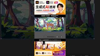 【60秒快速學會】Adobe Illustrator × Firefly 生成式 AI 擴展|無限延伸背景與構圖
