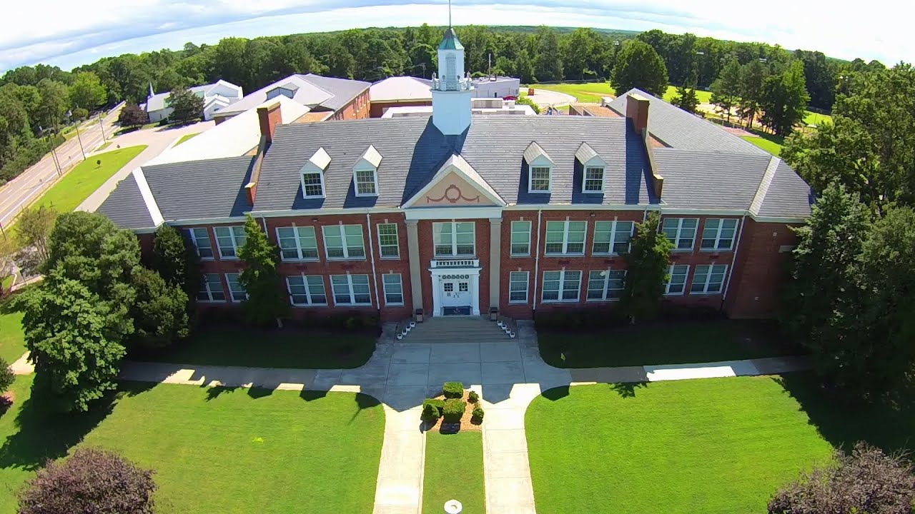 Aerial Tour of Dinwiddie High School Dinwiddie, Va. YouTube