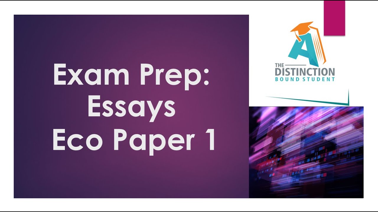 Exam Prep Economics Grade 12 TDBS Paper 1 Essays by Carden