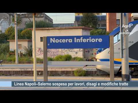Video Linea Napoli–Salerno sospesa per lavori, disagi e modifiche tratte