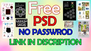 DOWNLOAD FREE PSD FILE ll NO PASSWORD REQUIRED ll Collage photo frame II Trending designs