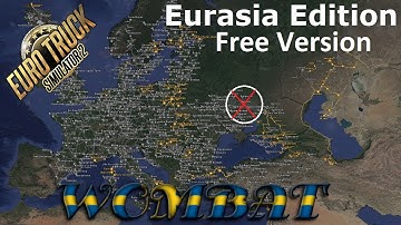 ETS2 1.36 - Promods 2.45 Eurasia map combo with Roex 2.2