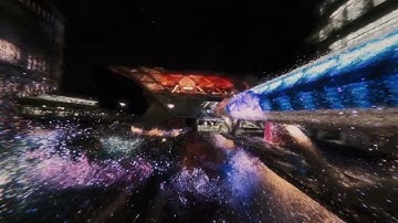 Nerfstudio NeRF + Unity VFX Graph Point Cloud - Crossrail Place, Canary Wharf