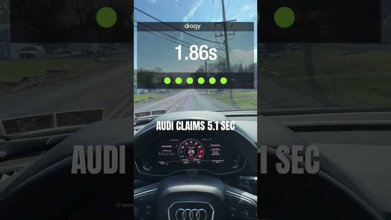 B9 SQ5 0-60mph DRAGGY *STOCK* ON 22” WHEELS