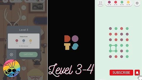 Two Dots Level 3-4 |Connect dots | Brain games | Puzzle |Sorting game #braingames #puzzle #kidsvideo