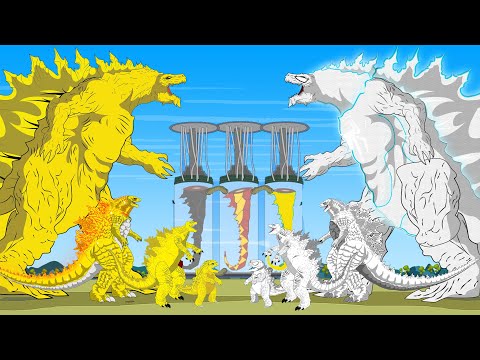 BLOOP, PYTHON, SHARK, Godzilla & KONG: Monster Tail Size Comparison #2| Atomic Breath