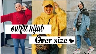 تريند لبس الشتاء للمحجبات 2020Hijab Outfit Over Size