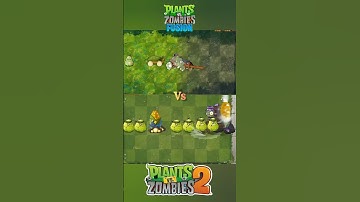 pvz2 vs pvz fusion squash Cobcannon vs gargantuar hard challenge new update #pvz #pvz2 #plantsvszomb