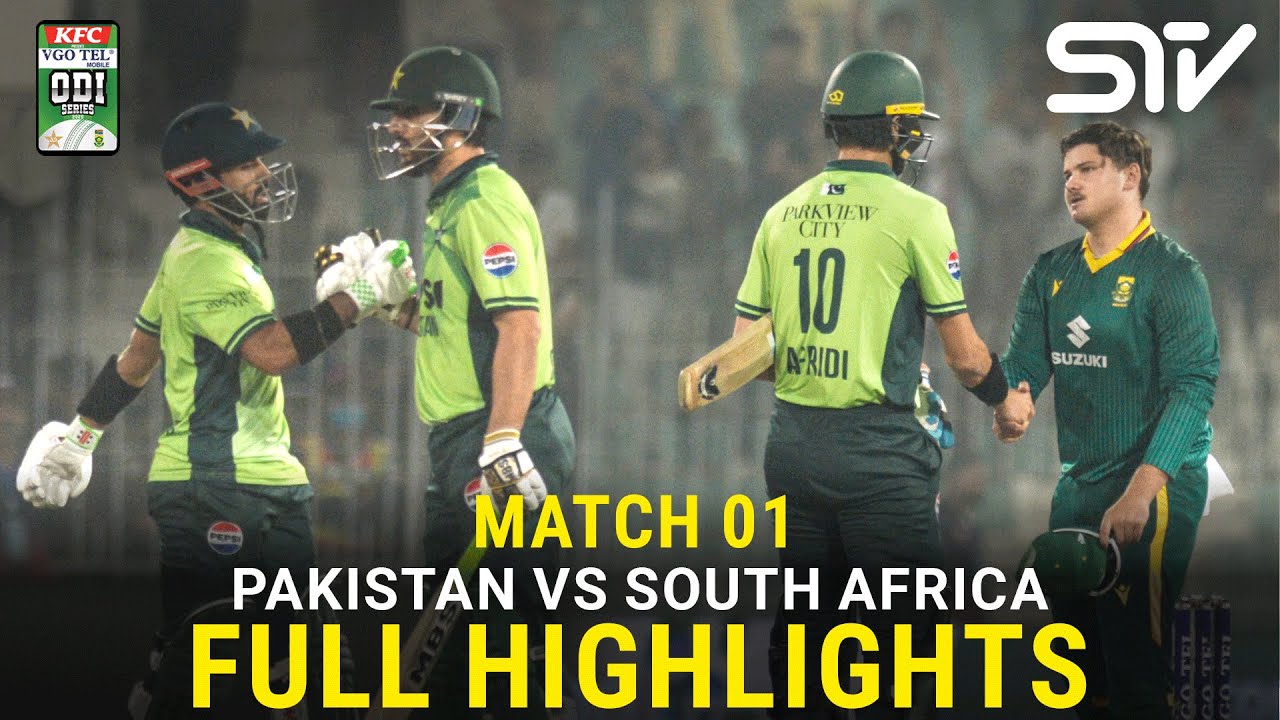 Full Highlights | Pakistan vs South Africa ODI Series 2025 | 1st ODI ...
