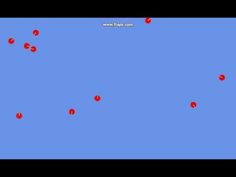 Elastic Collision Simulation using Microsoft XNA