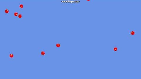 Elastic Collision Simulation using Microsoft XNA