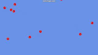 Elastic Collision Simulation using Microsoft XNA
