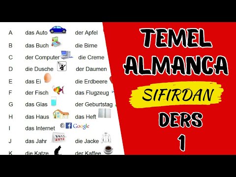 Almanca A1 Dersleri | Ders 1 | Almanca Alfabe ve telaffuzu
