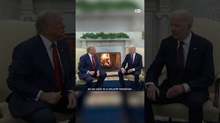Biden And Us Presidentelect Trump Meet In Oval Office  Dw News dwshorts