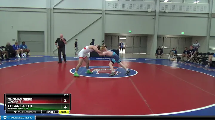 120 Lbs Round 1 (8 Team) - Thomas Giere, Alabama V...