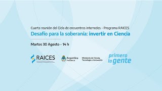 Cuarto encuentro del Ciclo Interredes del programa RAICES