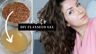 How to make FLAXSEED GEL | Easy DIY hair gel | Cheap but good homemade flaxseed styling gel