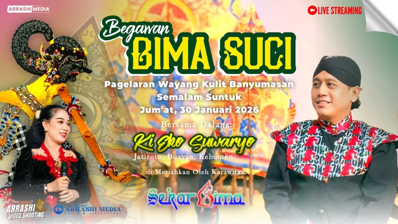 LIVE WAYANG KULIT DALANG KI EKO SUWARYO MALAM INI 30 JANUARI 2026‼️