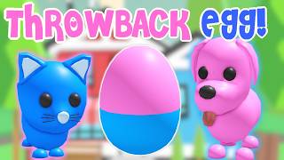Hatching Throwback Eggs! Blue Dog & Pink Cat! | Roblox 20th Anniversary Adopt Me Badge | Riivv3r screenshot 1