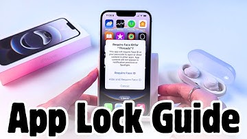 iPhone 16e Guide - How to Enable and Disable App Lock with Passcode and Face ID