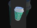 I 3d scan a coffee cup and made it spin 360 the white lid is a nightmare for 3d scan shorts