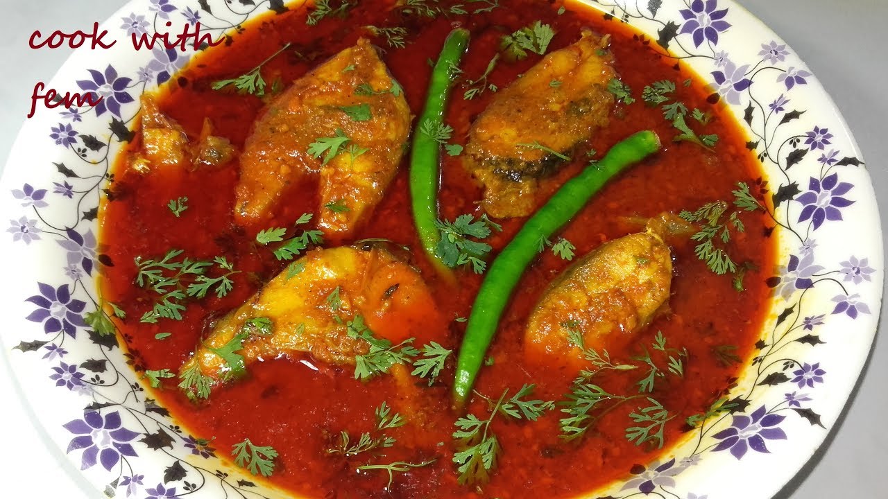 Rohu Fish Curry || Delicious and Simple Fish Curry By Cook With Fem ...