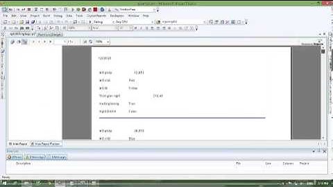Hướng dẫn tạo report dạng chi tiết