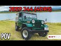 Mitsubishi Jeep J44 (4DR5) LWB POV DRIVE | GoPro 9 [4K]
