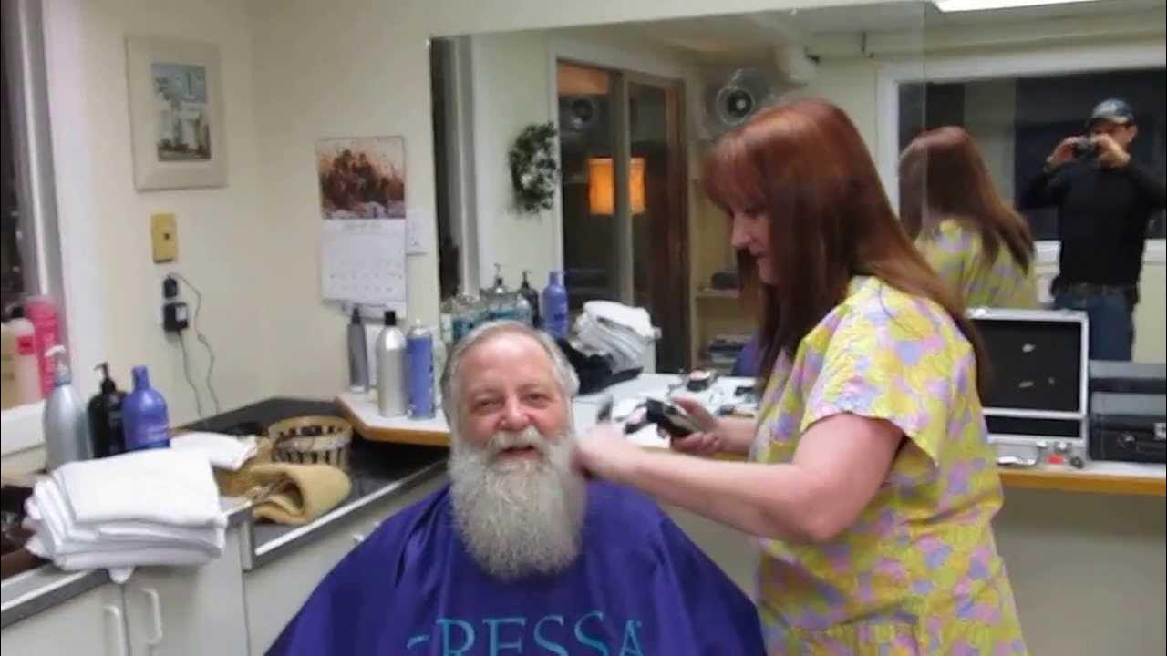 Haircut by Cathy at the New Life Mission in Kamloops. YouTube