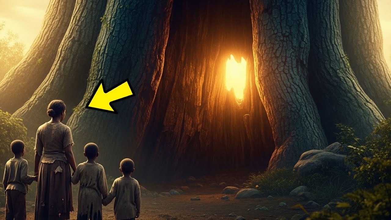 WITWE macht RIESIGEN BAUMSTAMM zum ZUHAUSE — WAS sie DARIN FAND...