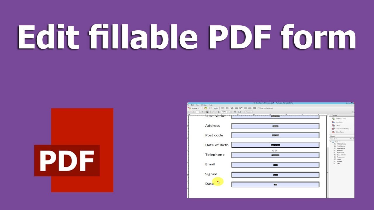 form fillable and signable pdf