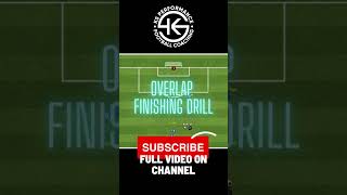 Overlap Finishing Drill #soccer #football