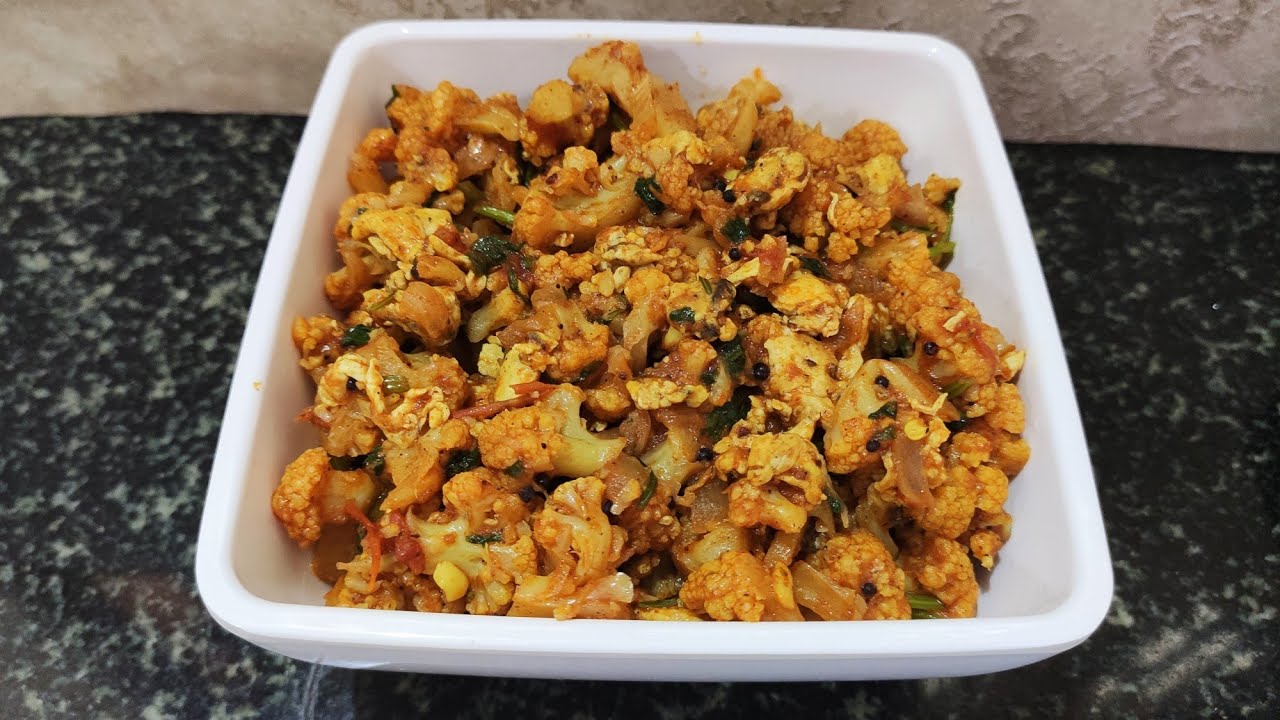 Cauliflower Egg Curry Recipe / Cauliflower Side dish YouTube