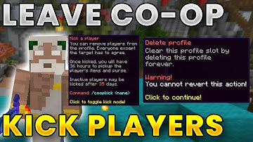 How To Leave Co-op / How To Kick Players | Hypixel Skyblock Guide (2022)
