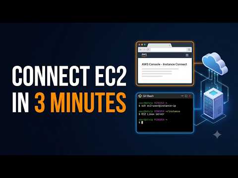 2. How to Connect to AWS EC2 Instance in 3 Minutes | Browser & SSH (Git Bash)